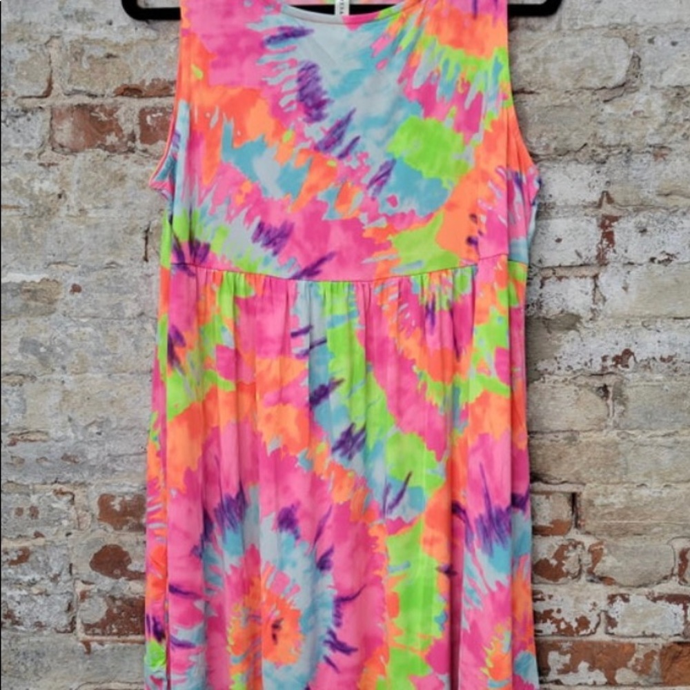 Venezia Small NWT Tie Dye Baby Doll Dress💗💜💚💙💛🧡
